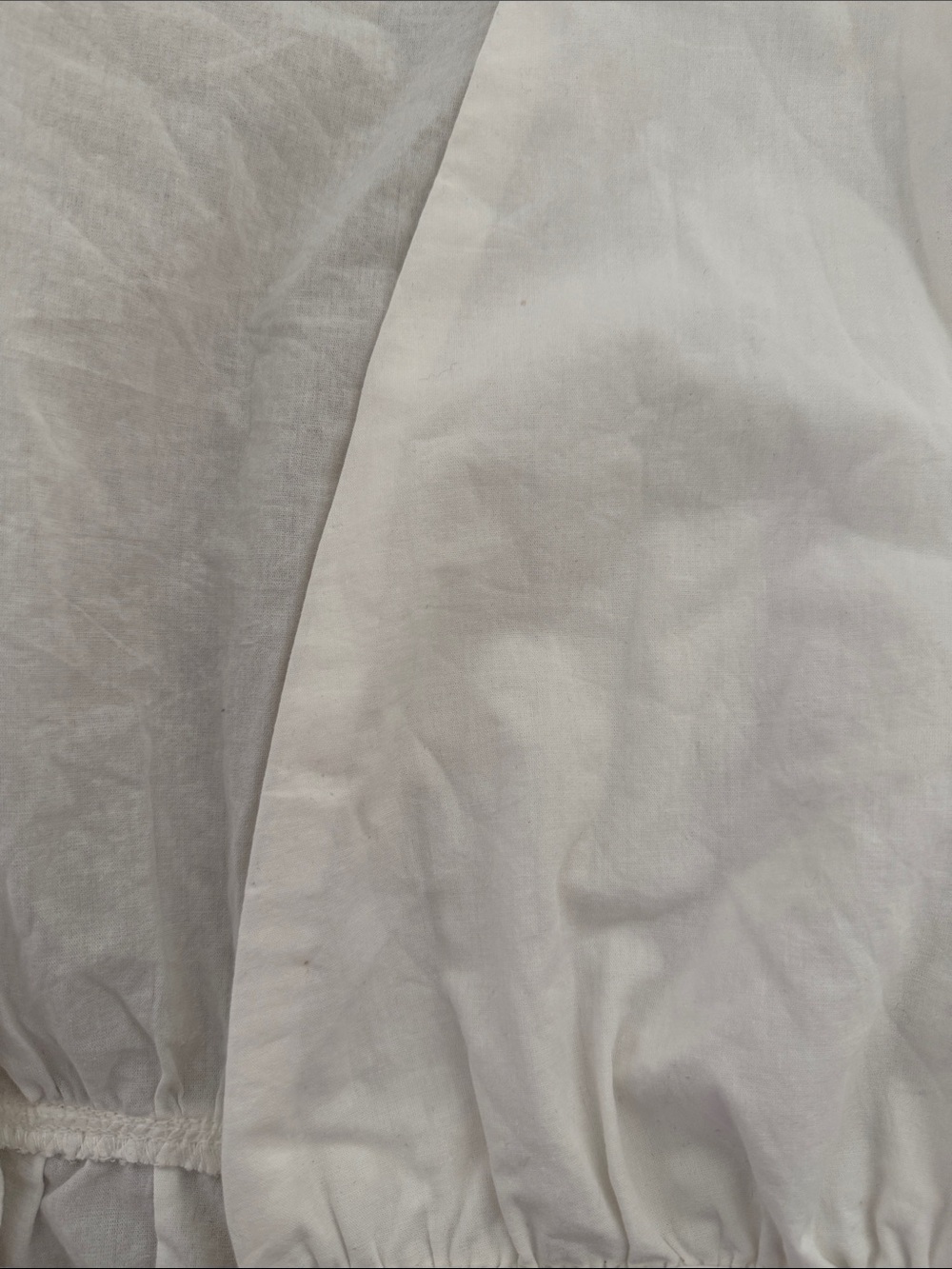 Princess Polly White Drawstring Peplum Blouse - Picture 2 of 2